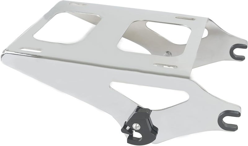 SWESGI SWESG Detachable Two-Up Tour Trunk Rack Mounting Luggage Rack Fit for Harley Davidson Touring, Tour Trunk Rack Compatible for Street Glide Road Glide Road King Electra Glide 2014-2023 (Chrome-2) - Image 3